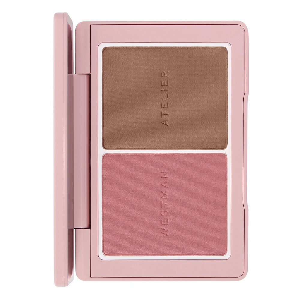 Westman Atelier Baby Cheeks + Face Trace Powder Duo Petal / Biscuit