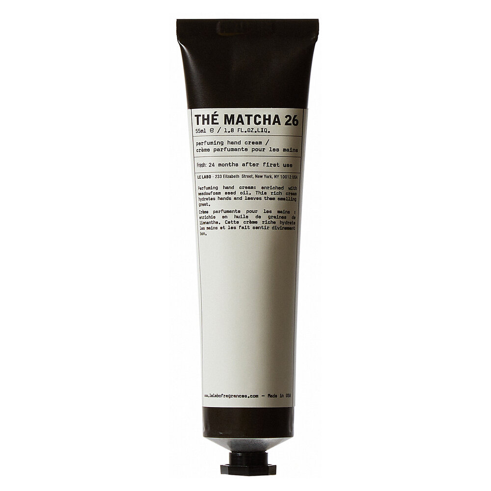 Le Labo Thé Matcha 26 krém na ruce