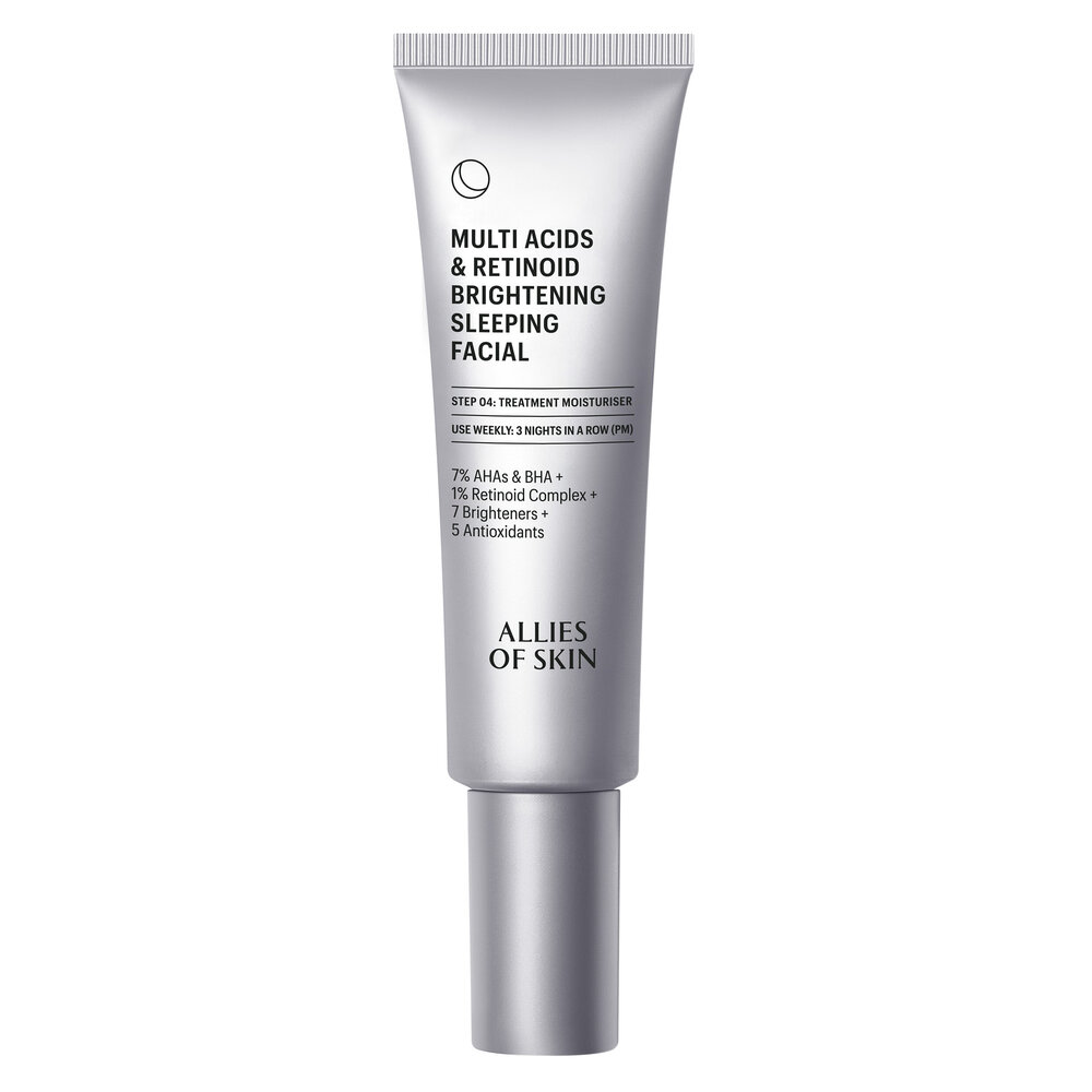 Allies of Skin Multi Acids & Retinoid Brightening Sleeping Facial 