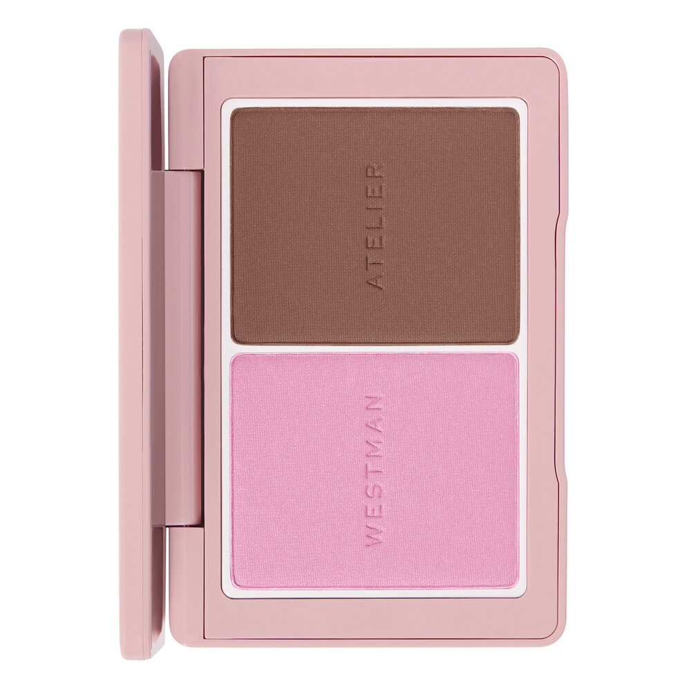 Westman Atelier Baby Cheeks + Face Trace Powder Duo Tulle / Truffle