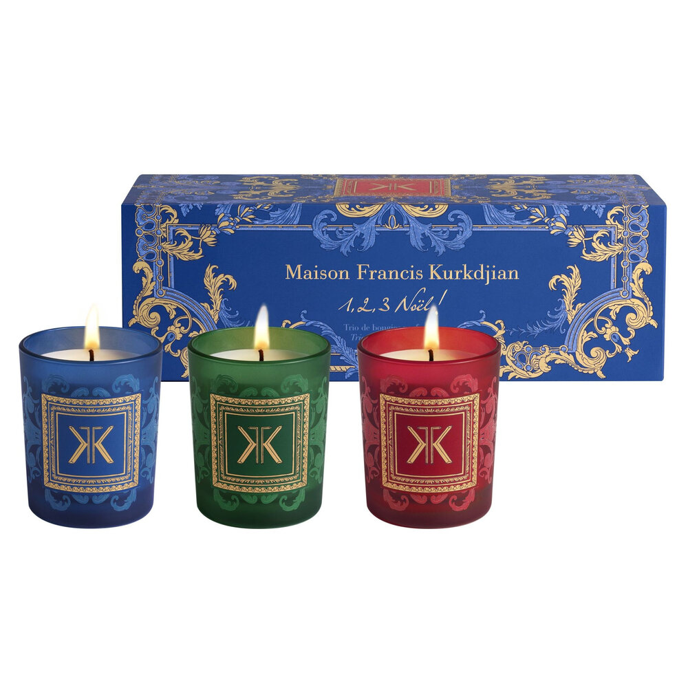 Maison Francis Kurkdjian 1, 2, 3 Noël! set vánočních svíček