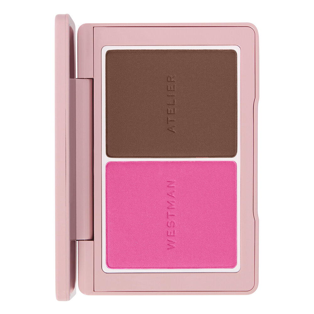 Westman Atelier Baby Cheeks + Face Trace Powder Duo Poppet / Ganache