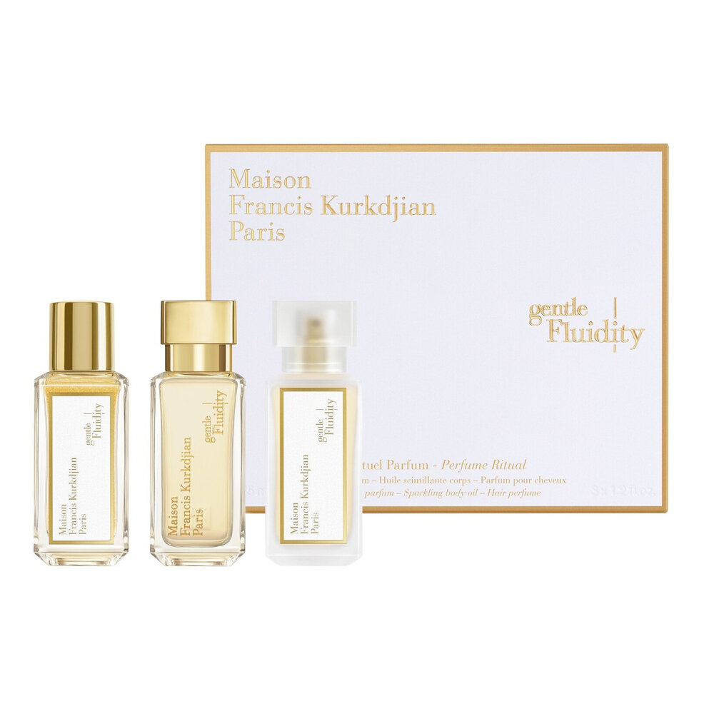 Maison Francis Kurkdjian gentle Fluidity Gold parfémový rituál