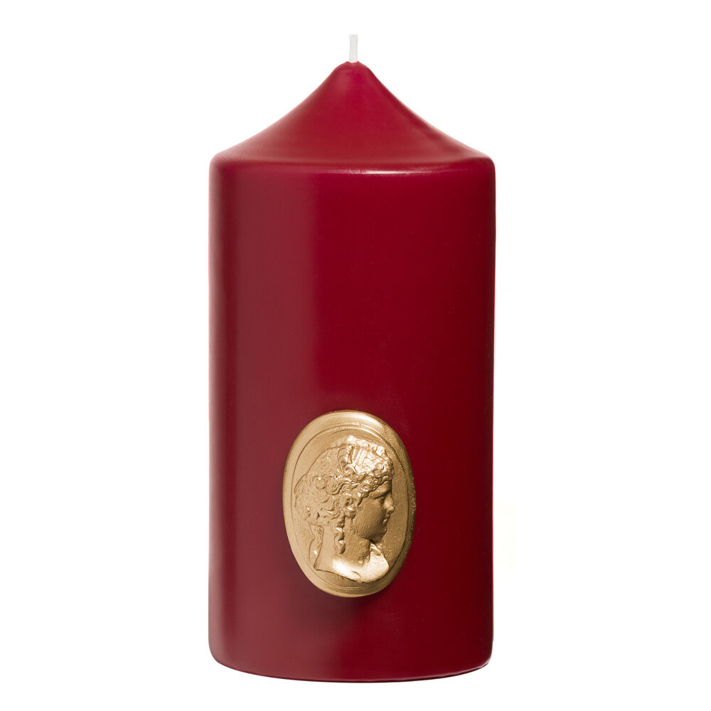 Trudon Sloupová svíčka Burgundy